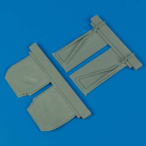 1/32 P-51B Mustang undercarriage covers (TRUMP)