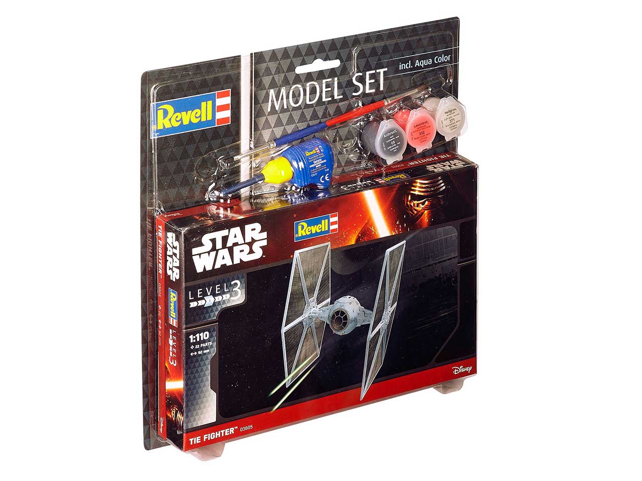 Fotografie ModelSet SW 63605 - TIE Fighter (1:110)