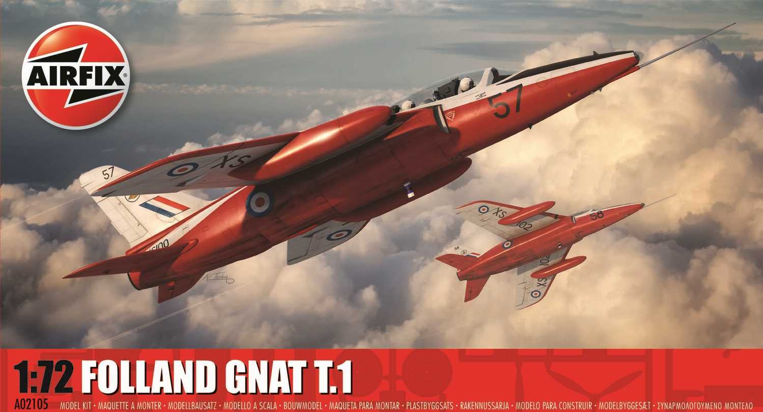 Fotografie Classic Kit letadlo A02105 - Folland Gnat T.1 (1:72)
