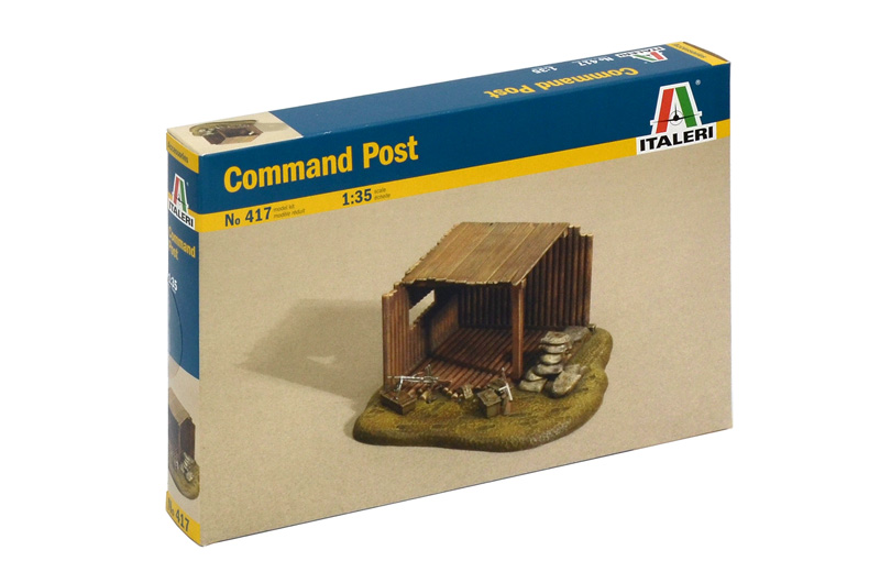 Model Kit budova 0417 - COMMAND POST (1:35)