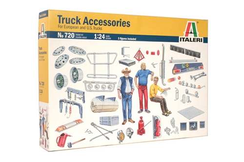 Fotografie Model Kit doplňky 0720 - TRUCK ACCESSORIES (1:24)