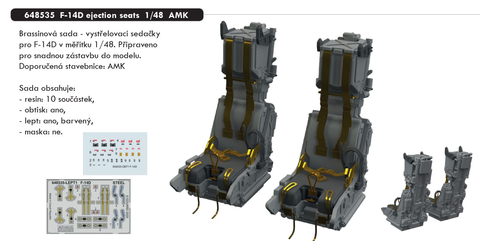 Fotografie 1/48 F-14D ejection seats (AMK)