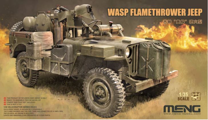 1/35 Wasp Flamethrower Jeep