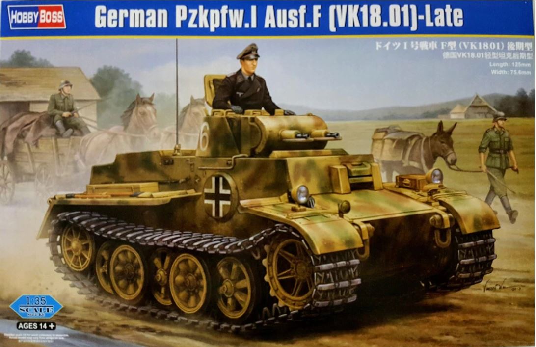 Fotografie 1/35 German Pzkpfw.I Ausf.F (VK1801)-Late