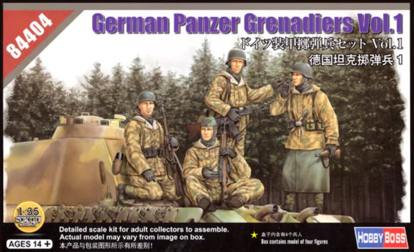 Fotografie 1/35 German Panzer Grenadiers Vol.1