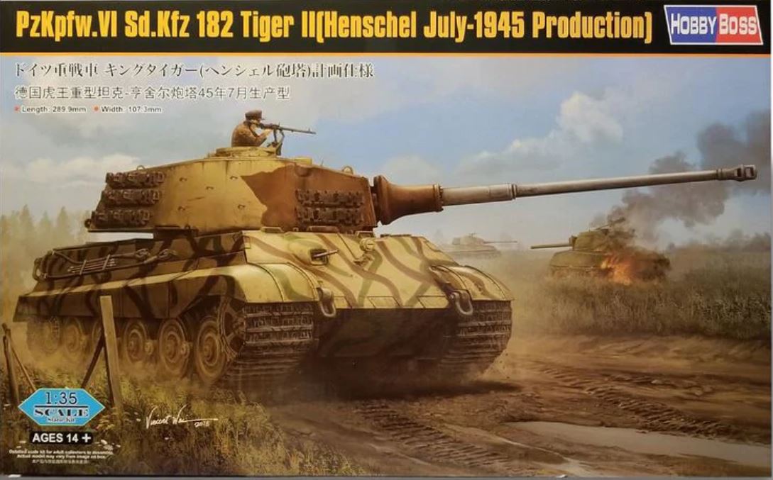 Fotografie 1/35 Pz.Kpfw.VI Sd.Kfz.182 Tiger II (Henschel July-1945 Producti