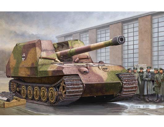 Fotografie 1/35 Geschützwagen Tiger 17 cm