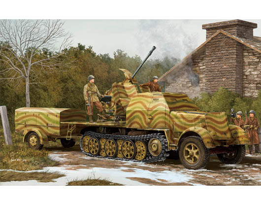 Fotografie 1/35 SdKfz.7/2 3,7cm Flak