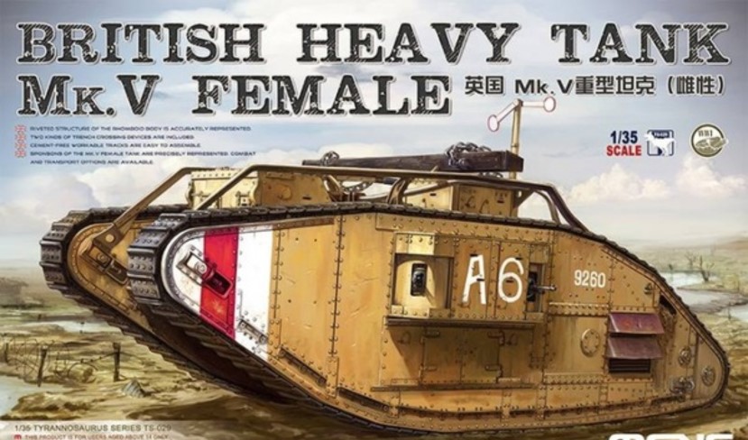 Fotografie 1/35 British Heavy Tank Mk.V Female