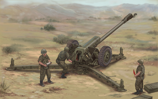 Fotografie 1/35 D30 122mm Howitzer late