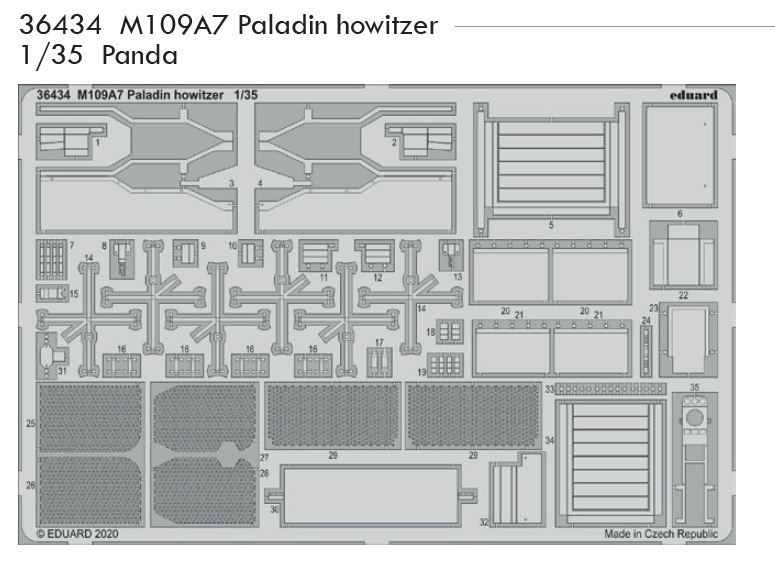 1/35 M109A7 Paladin howitzer (PANDA)