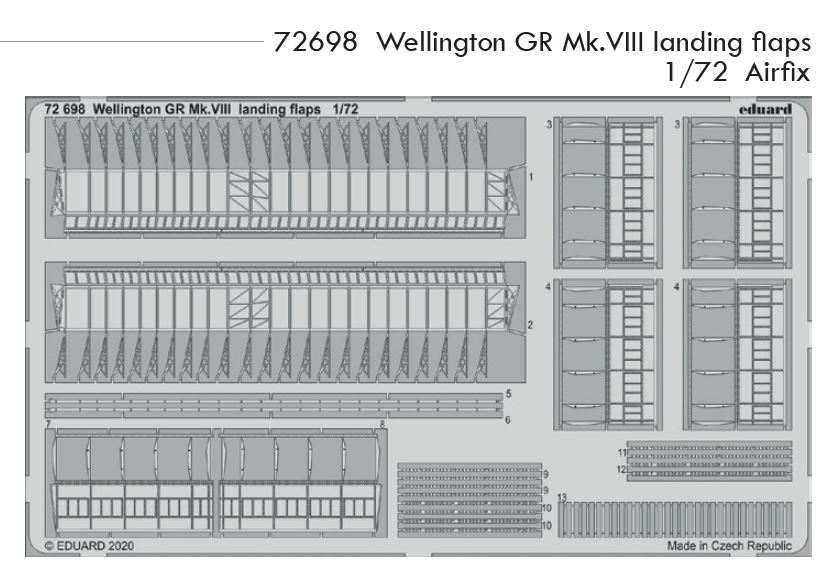 Fotografie 1/72 Wellington GR Mk.VIII landing flaps (AIRFIX)