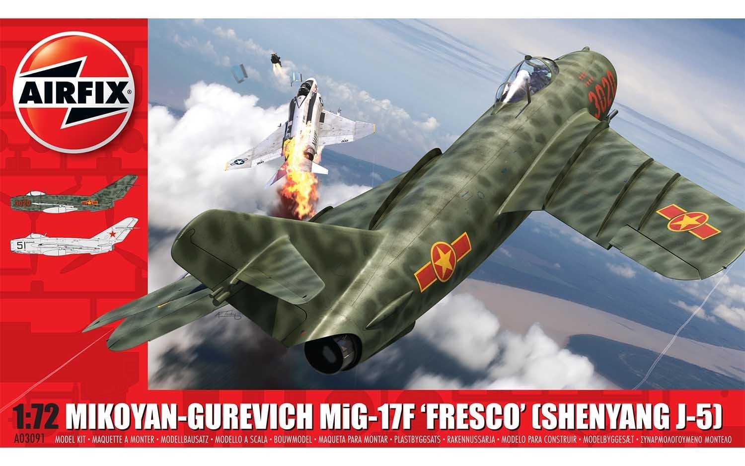 Fotografie Classic Kit letadlo A03091 - Mikoyan-Gurevich MiG-17F 'Fresco' (1:72)
