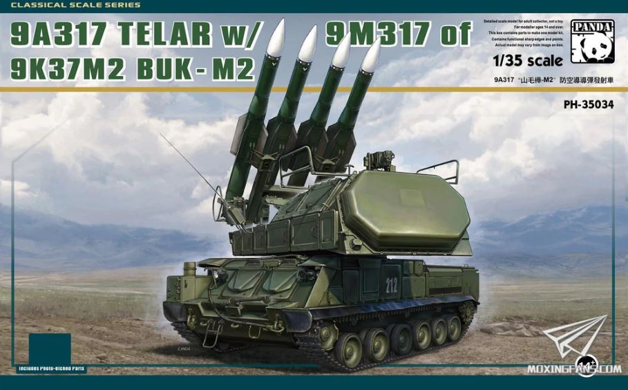 Fotografie 1/35 9A317 TELAR w/9M317 of 9K37M2 BUK M2