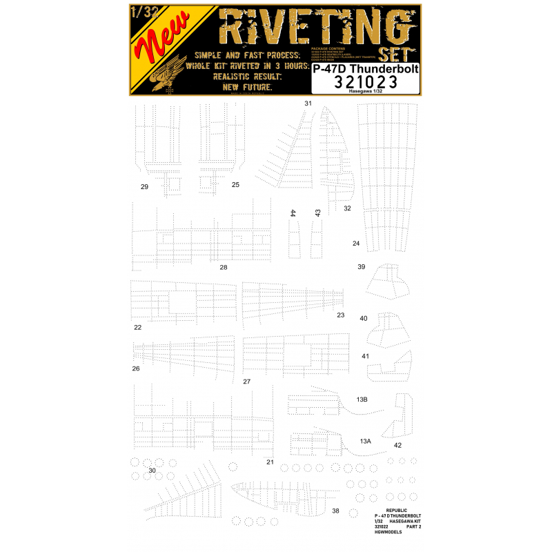 1/32 P-47D Thunderbolt SUPER SET (HAS)