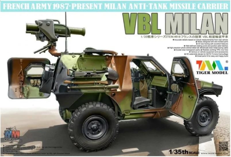 1/35 French Army 1987-Present VBL Milan Anti-Tank Missile Launcher