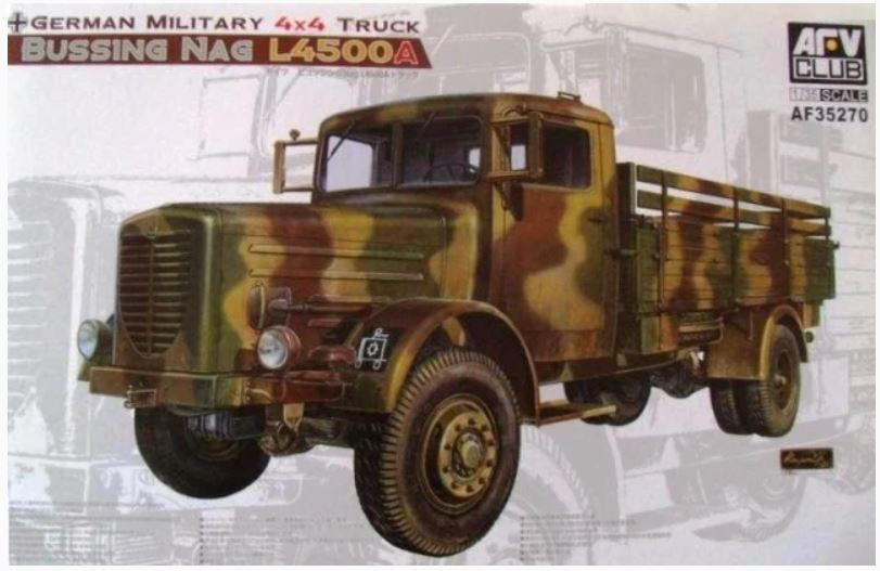 Fotografie 1/35 German Military 4x4 Truck Bussing NAG L4500A