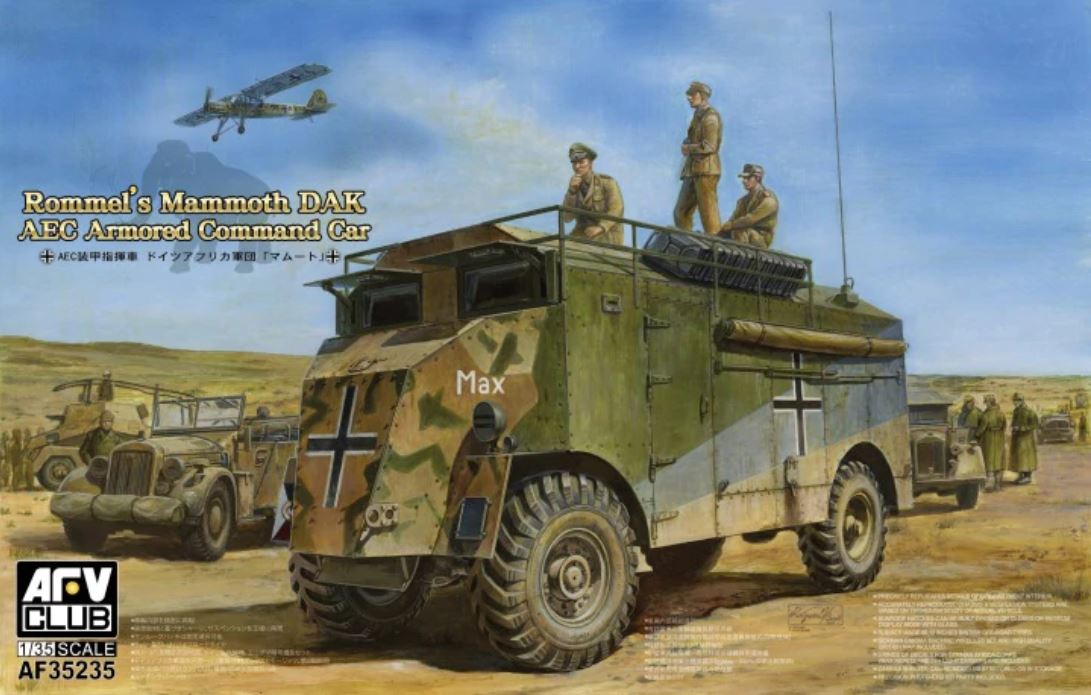 1/35 Rommel's Mammoth DAK AEC Armored Command Car