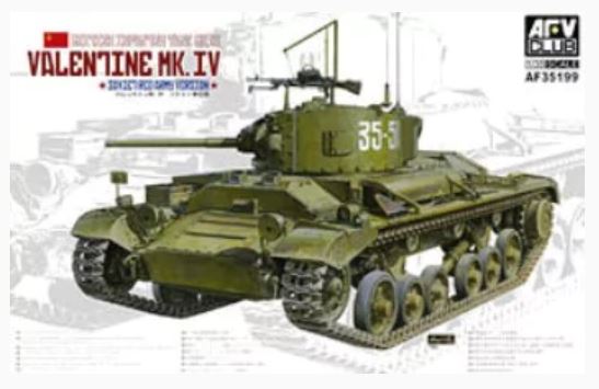 1/35 British Infantry Tank Mk.III Valentine Mk.IV Soviet Red Army Version