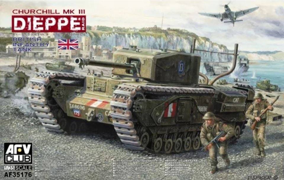 Fotografie 1/35 British Infantry Tank Churchill Mk.III Dieppe Raid