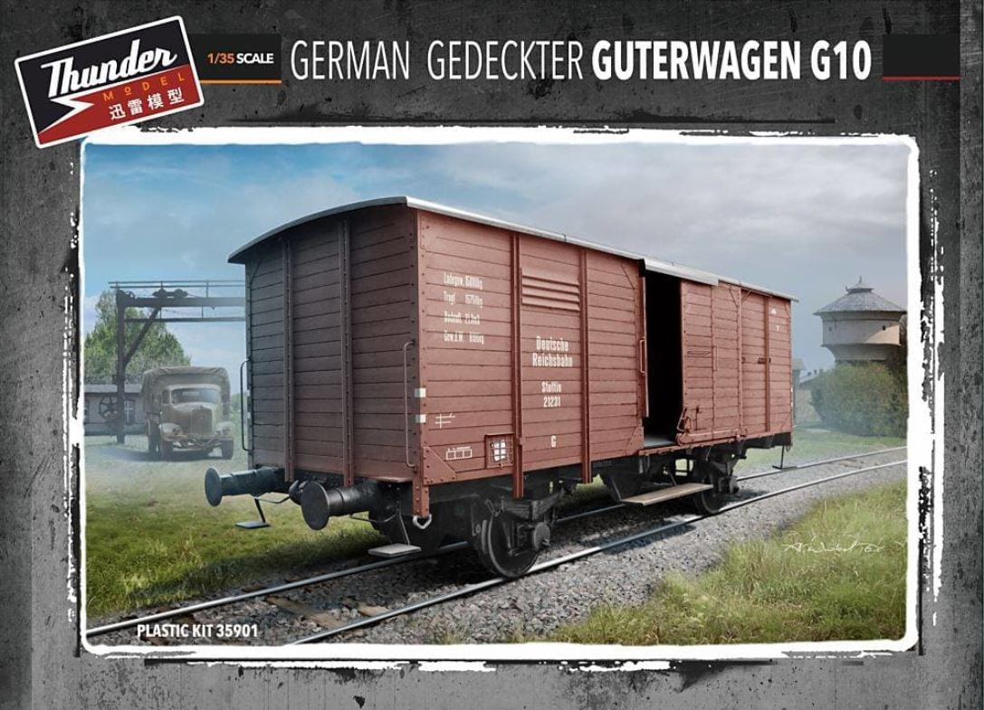 Fotografie 1/35 German Gedeckter Güterwagen G10