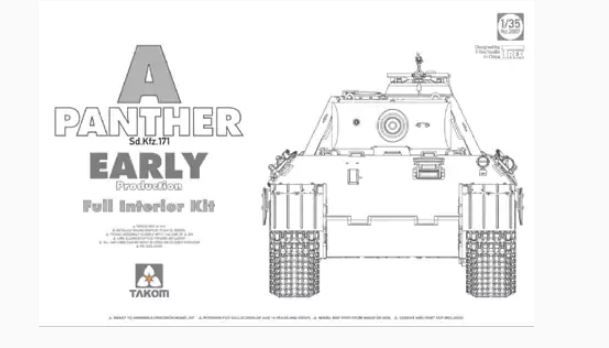 Fotografie 1/35 Panther Ausf. A early prod. (full interior)