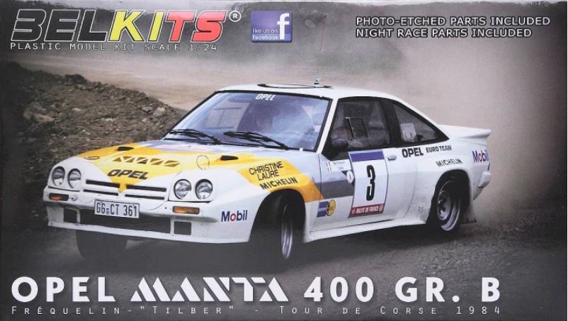 Fotografie 1/24 Opel Manta 400 GR. B Fréquelin/"Tilber", Tour de Corse 1984