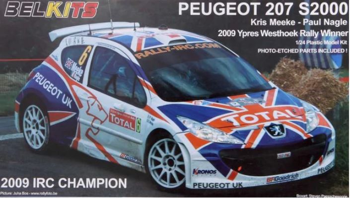Fotografie 1/24 Peugeot 207 S2000 2009 IRC Champion