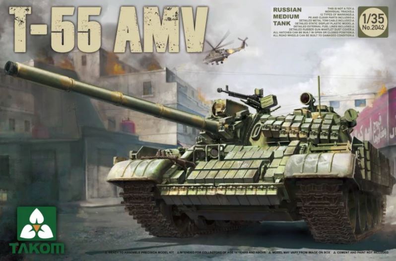 1/35 T-55 AMV Russian Medium Tank