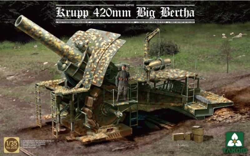 1/35 German Empire Krupp 420mm Big Bertha