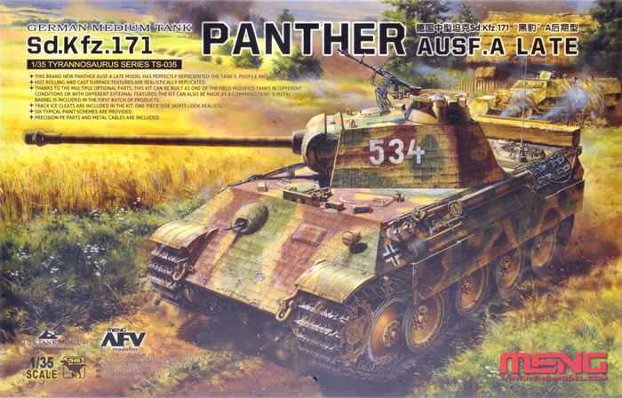 Fotografie Sd.Kfz.171 Panther Ausf.A Late