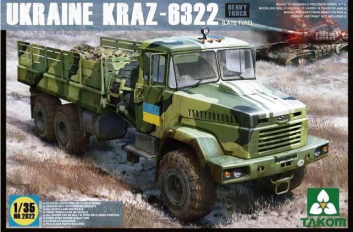 Fotografie 1/35 Ukraine KrAZ-6322 Heavy Truck (late type)