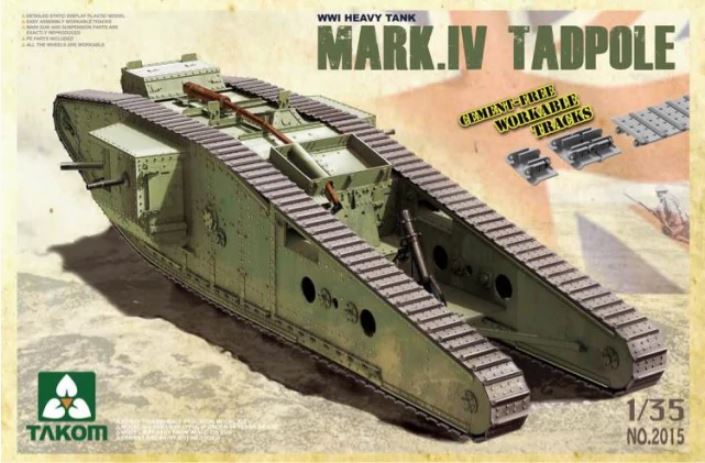 Fotografie 1/35 WWI Heavy Tank MARK.IV Tadpole