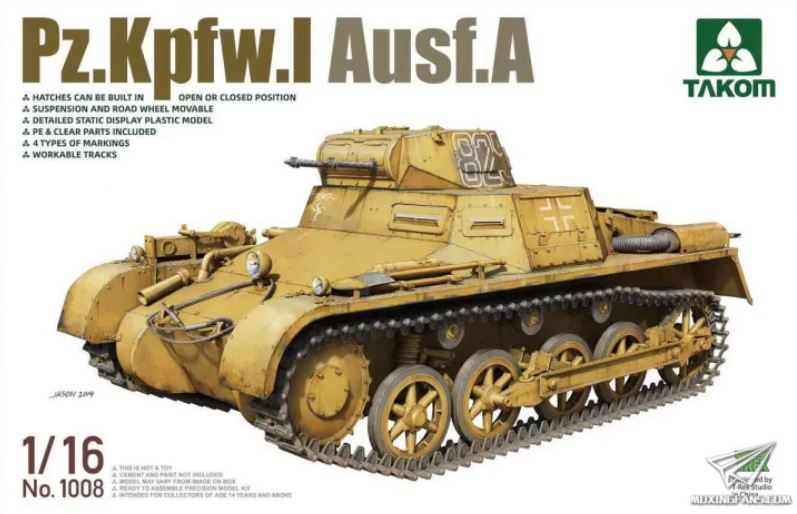 Fotografie 1/16 Pz.Kpfw.I Ausf.A