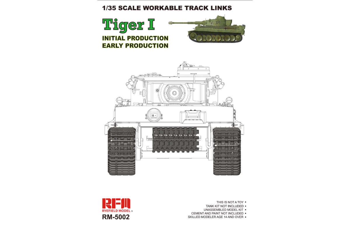 1/35 Tiger I Workable Tracks for Tiger I Early Production