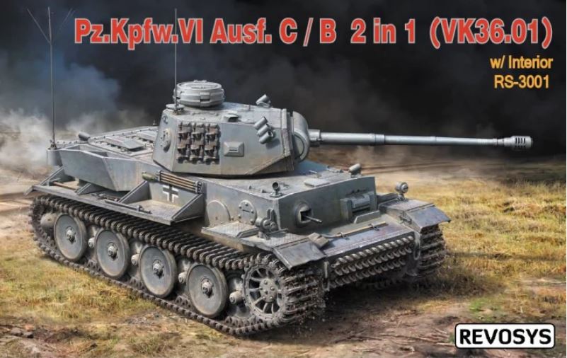 Fotografie 1/35 Pz.Kpfw.VI Ausf C/B (VK36.01) 2 in 1 with interior