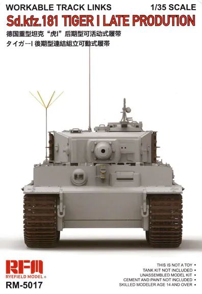 Fotografie 1/35 Sd.Kfz. 181 Tiger I Late Production Workable Track Links
