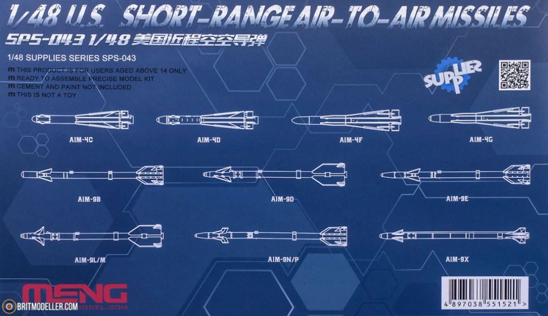 Fotografie 1/48 U.S. Short-Range Air-to-Air Missiles