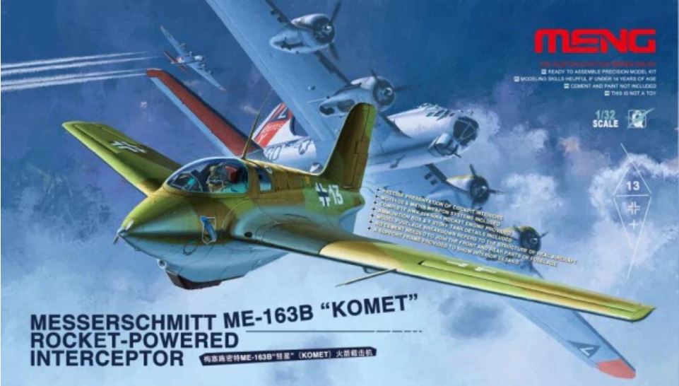 Fotografie 1/32 Messerschmitt Me-163B "Komet" Rocket-Powered Interceptor