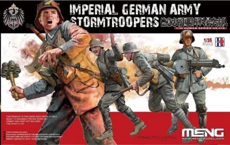 Fotografie 1/35 Imperial German Army Stormtroopers WW I