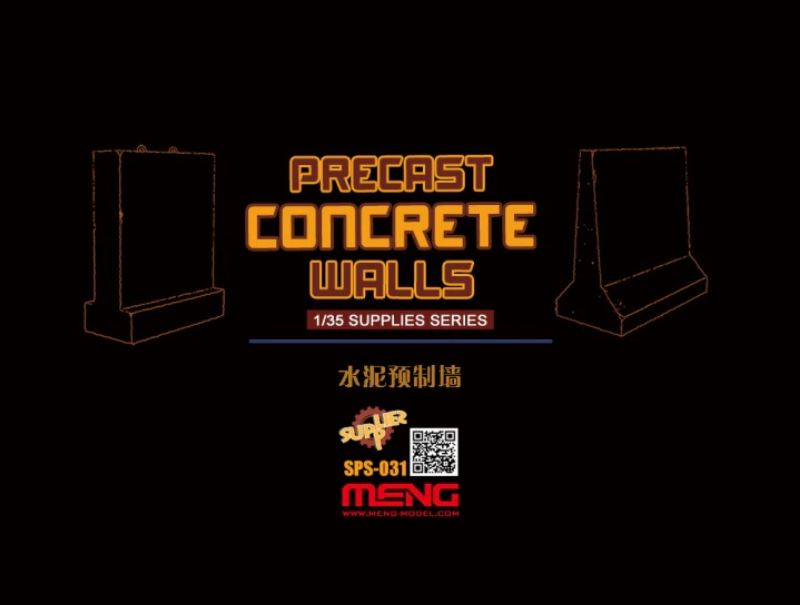 1/35 Precast Concrete Walls