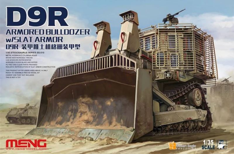 1/35 D9R Armored Bulldozer with Slat Armor