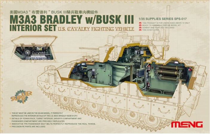 Fotografie 1/35 U.S. Cavalry Fighting Vehicle M3A3 Bradley w/BUSK III