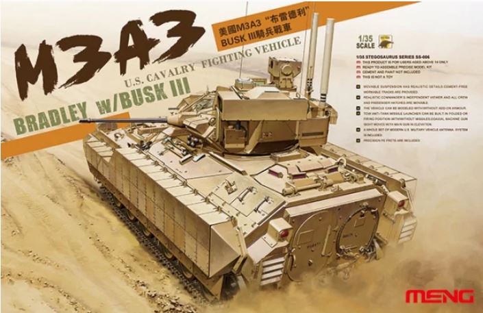 Fotografie 1/35 U.S. Cavalry Fighting Vehicle M3A3 Bradley w/BUSK III