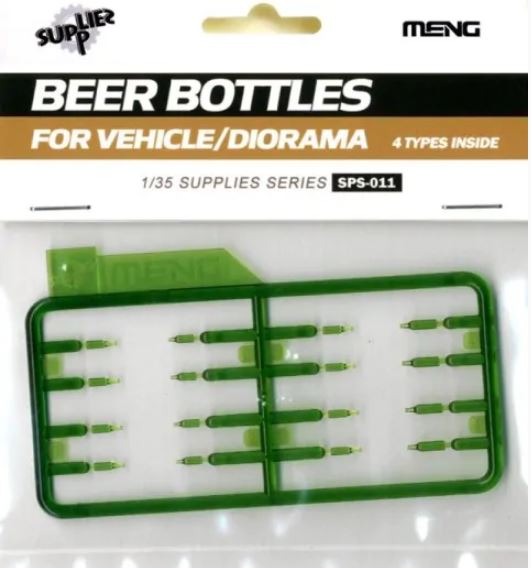 1/35 Beer Bottles for Vehicle/Diorama 4 Types