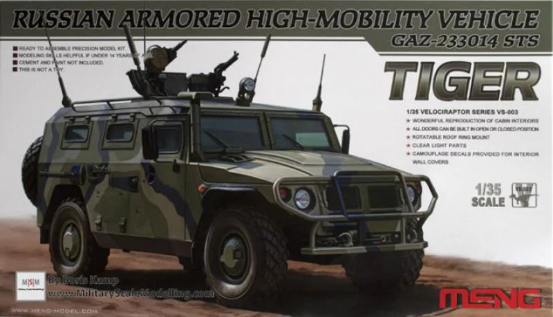 1/35 Russian Armored High-Mobility Vehicle GAZ 233014 STS Tiger