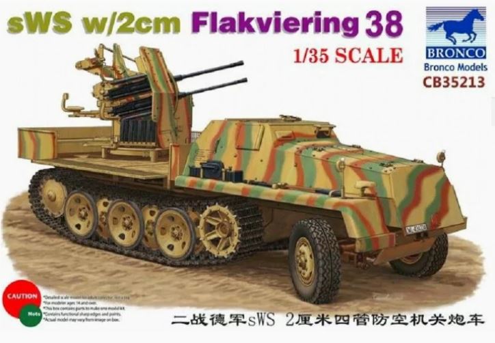 1/35 sWS w/2 cm Flakvierling 38