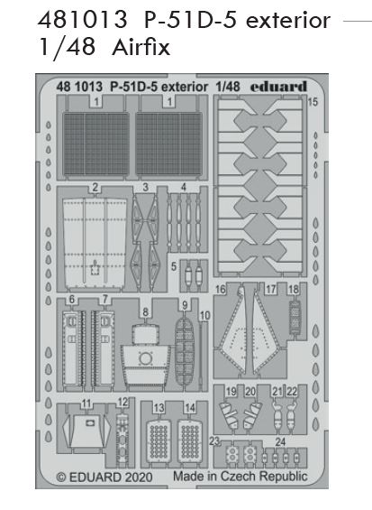 1/48 P-51D-5 exterior (AIRFIX)