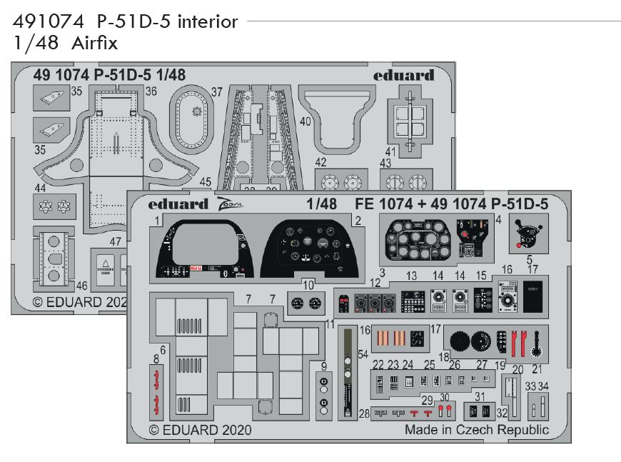 Fotografie 1/48 P-51D-5 interior (AIRFIX)