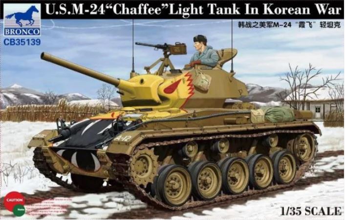 1/35 U.S. M-24 Chaffee Light Tank in Korean war